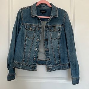 Talbots Classic Jean Jacket in Medium Wash, Size M